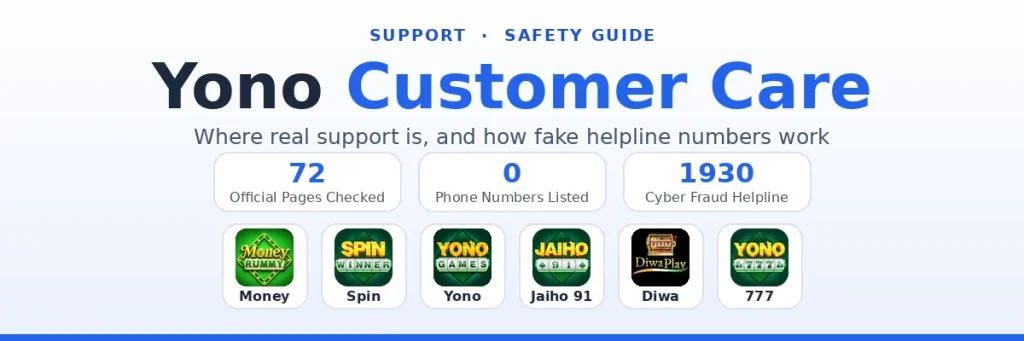Yono Games Customer Care: Real Support vs Fake Helpline Numbers